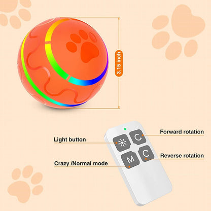 Interactive Remote Control Dog Toy Ball