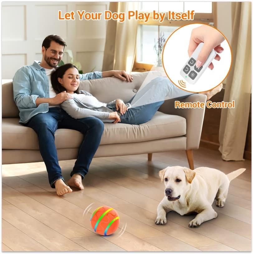 Interactive Remote Control Dog Toy Ball