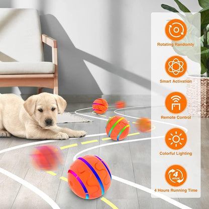 Interactive Remote Control Dog Toy Ball