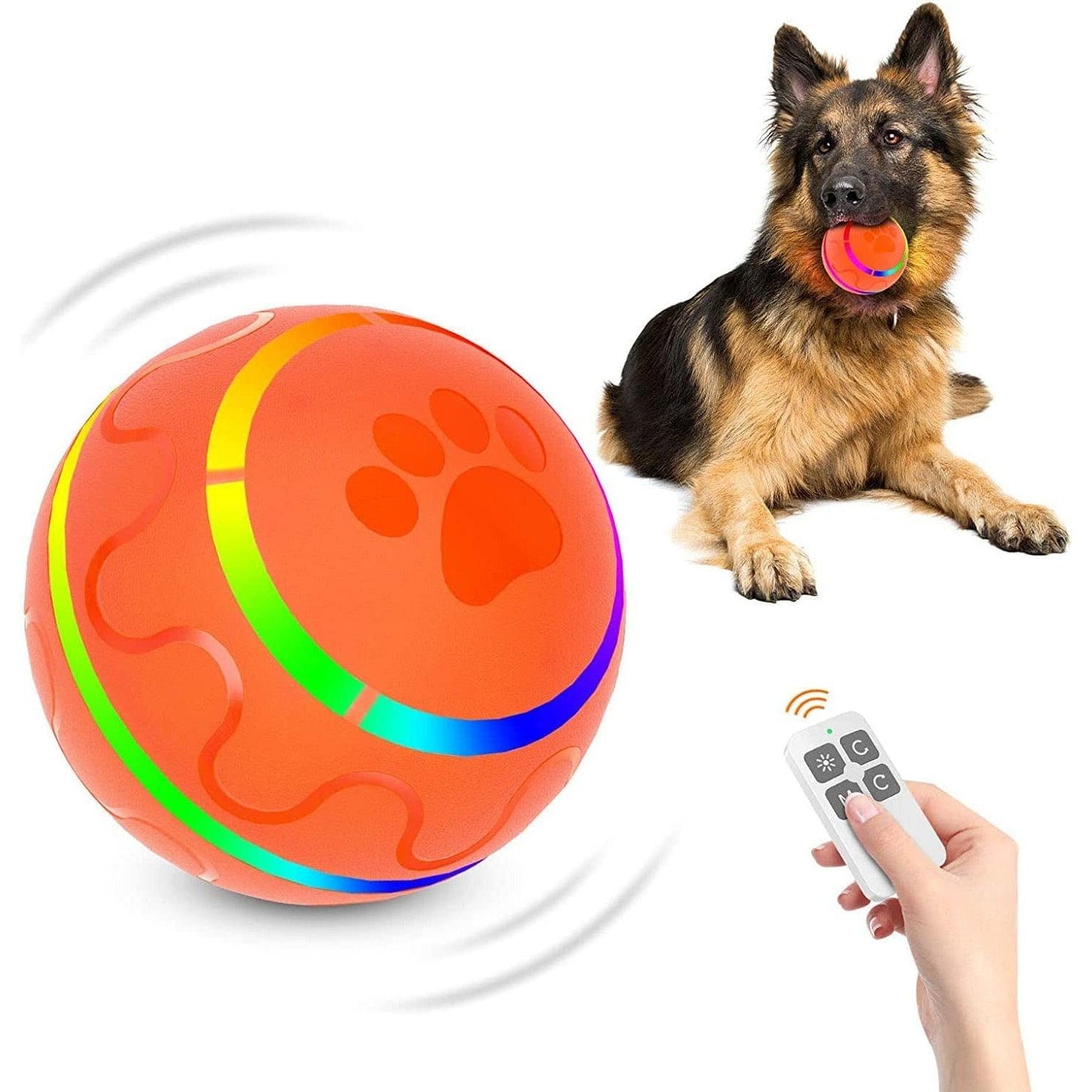 Interactive Remote Control Dog Toy Ball